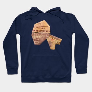 Gandhi / Money Origami Hoodie